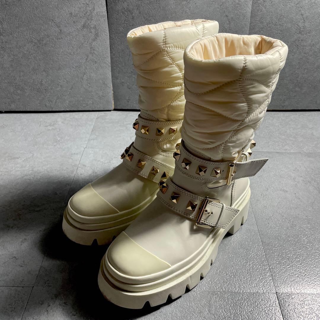 完売モデル✨️ ASH POLAR ナイロンドッキングブーツ アイボリー