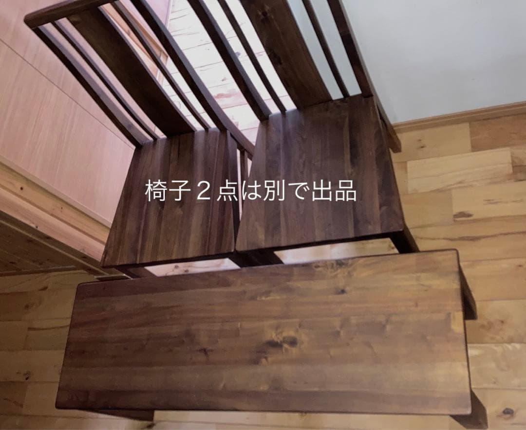 無垢材 ダイニングテーブルセット ベンチ