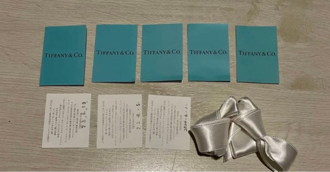 Tiffany & Co. アクセサリー空箱　ギフトボックス ８個セット　現行品