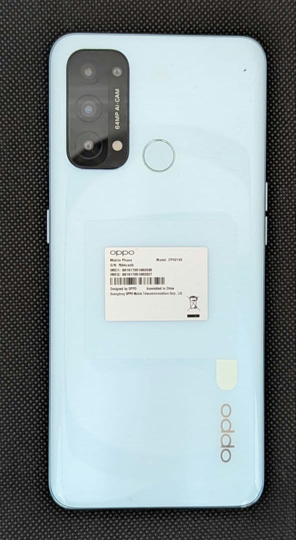 OPPO Reno5 A 5G ライトブルー