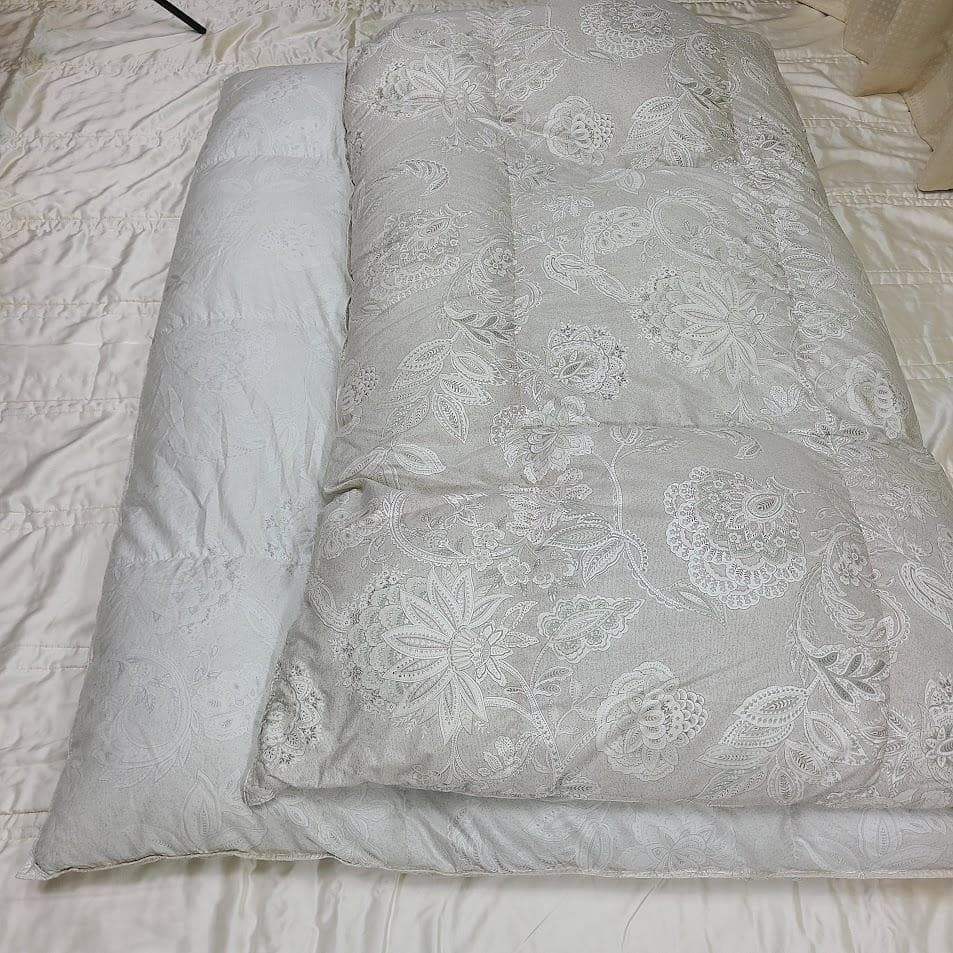 専用！ロマンス小杉 2層キルト☆ノースポールホワイトグースダウン95% 羽毛布団