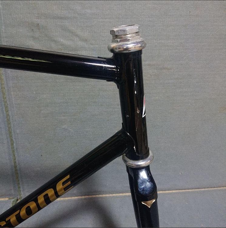 送料込み　BRIDGESTONE ピスト フレーム ブラック njs 競輪