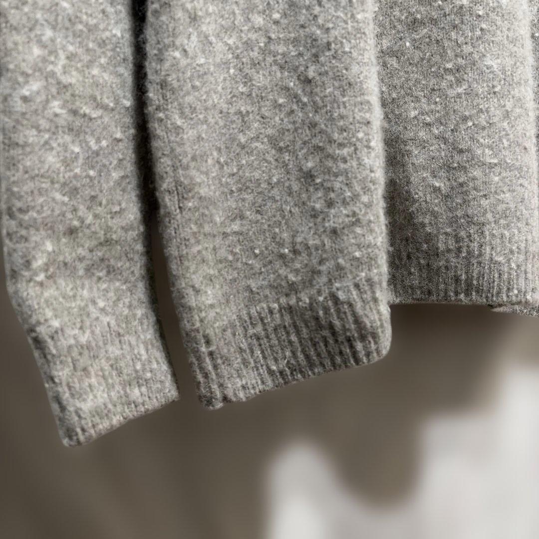 BATONER バトナー　ナッピングウールニット　グレージュ　サイズ3