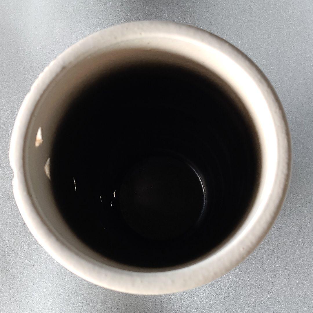 信楽焼 スリム 傘立てウェーブ  高さ５７cm