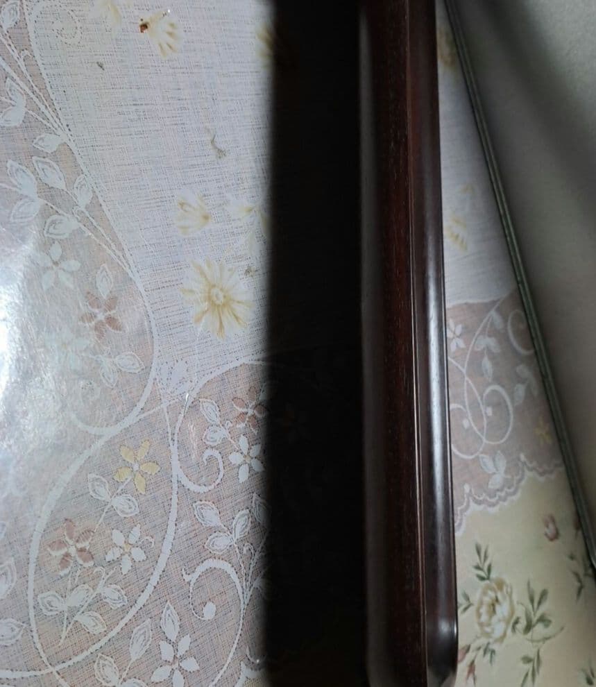 煎茶道具 煎茶盆　黒松　長盆　一文字盆 木製 古美術　工芸品　骨董品