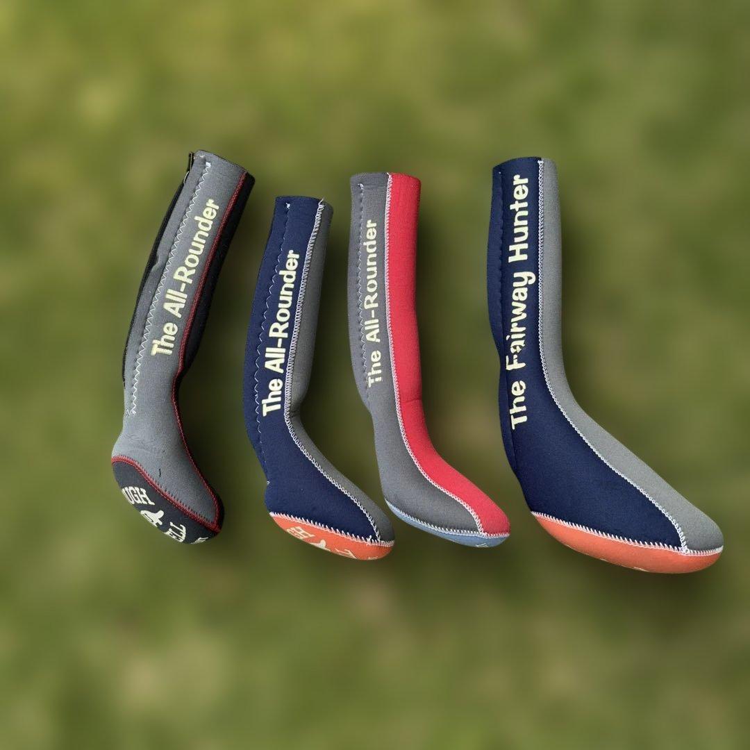 お洒落 大人気 ラフ&スウェル スタンド式キャディーバック・ヘッドカバー(4個)