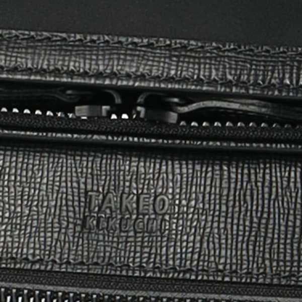 タケオキクチ 日本製 定価2,8万 ショルダーバッグ 多機能デザイン ブラック