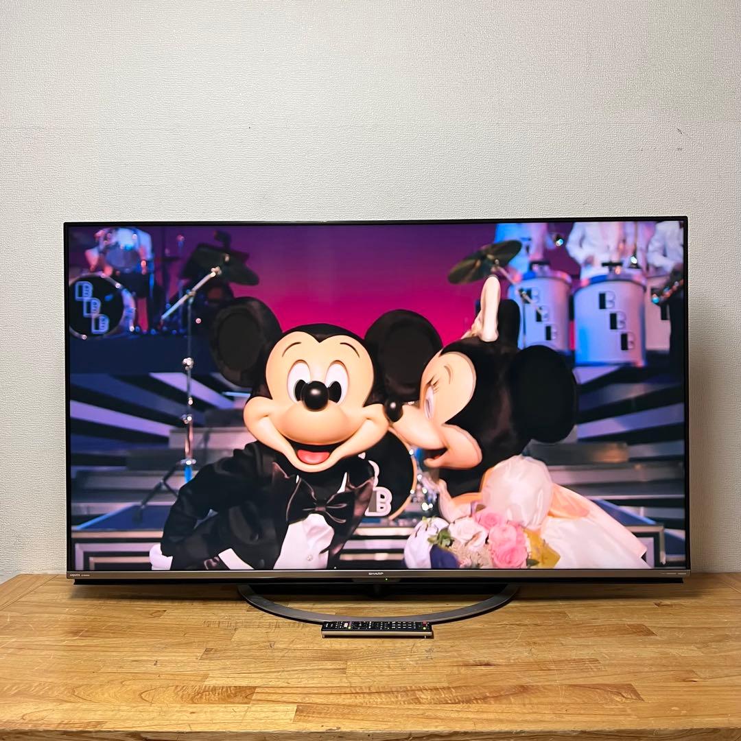 シャープ 60V型 4K液晶テレビ AQUOS LC-60US45 動画アプリ○