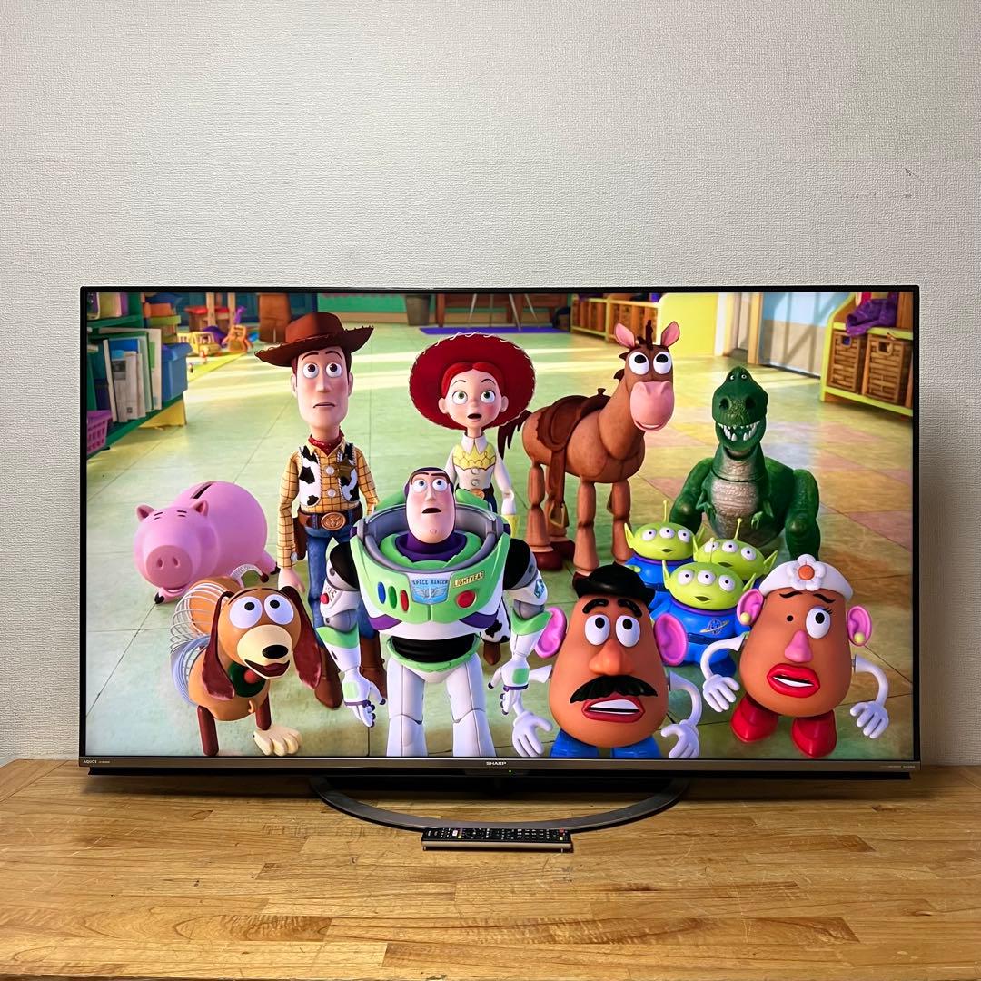 シャープ 60V型 4K液晶テレビ AQUOS LC-60US45 動画アプリ○
