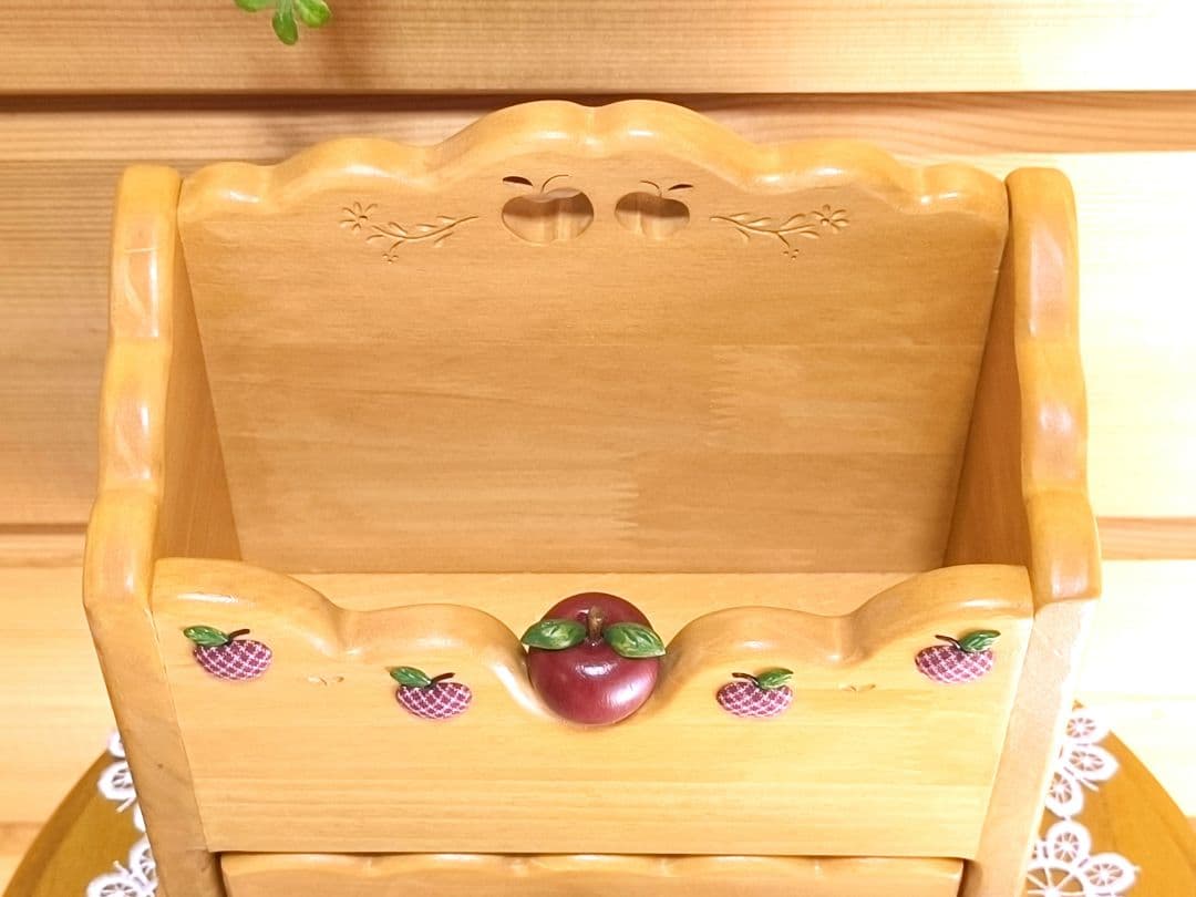 ⭐️アメリカンカントリー雑貨❤️ぷっくりෆりんごෆの多目的スタンド★仕切り無し