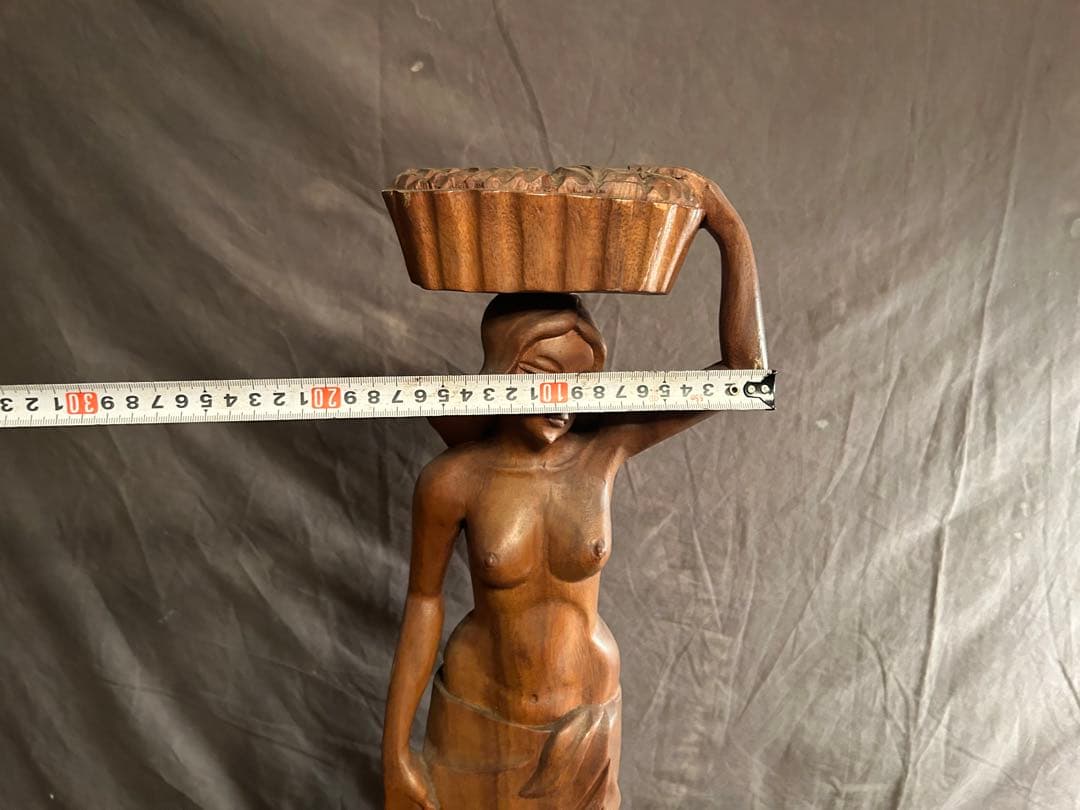 ◉【送料無料】裸婦像　美術品 民芸品 手彫り　アンティーク