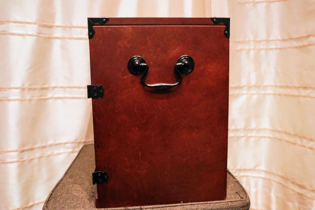 [新品未使用]　薬箱　おしゃれ　木製小物入れ