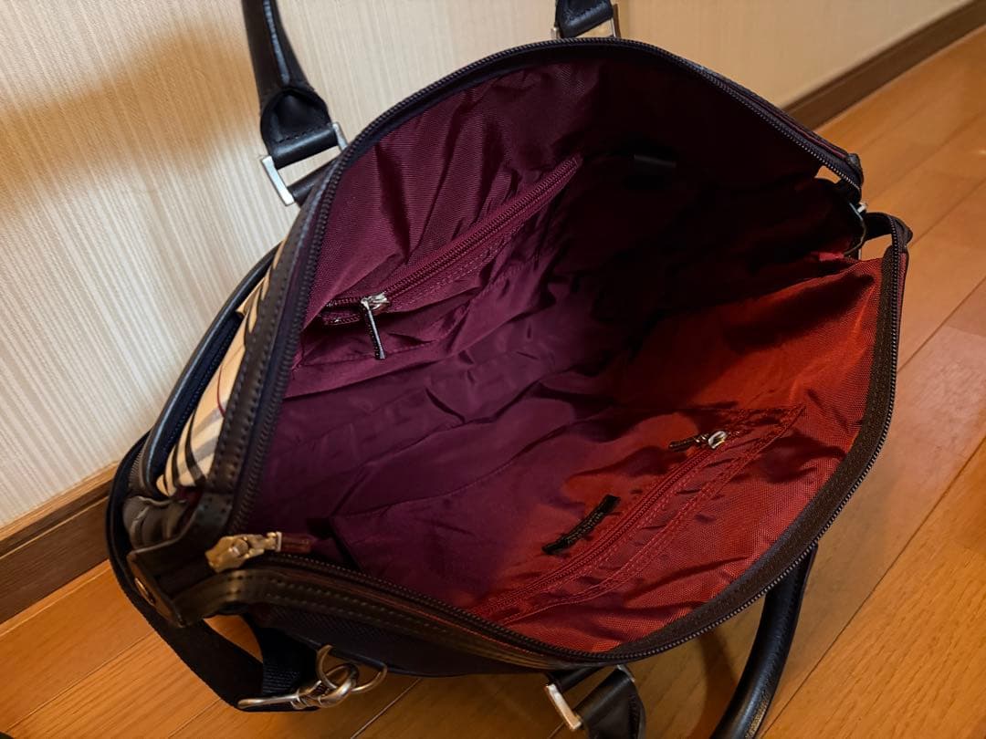 BURBRRY バーバリー ビジネスバッグ ブラックレーベル 良品-