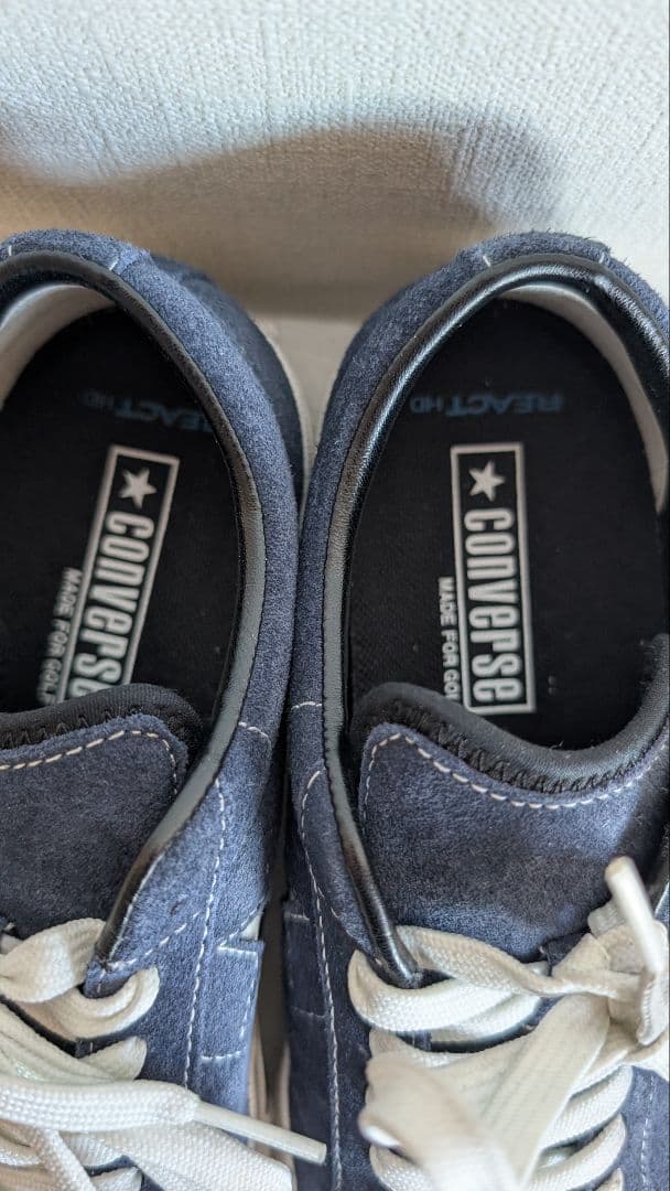 【コンバース】ワンスター　ゴルフシューズ　23㌢　紺系