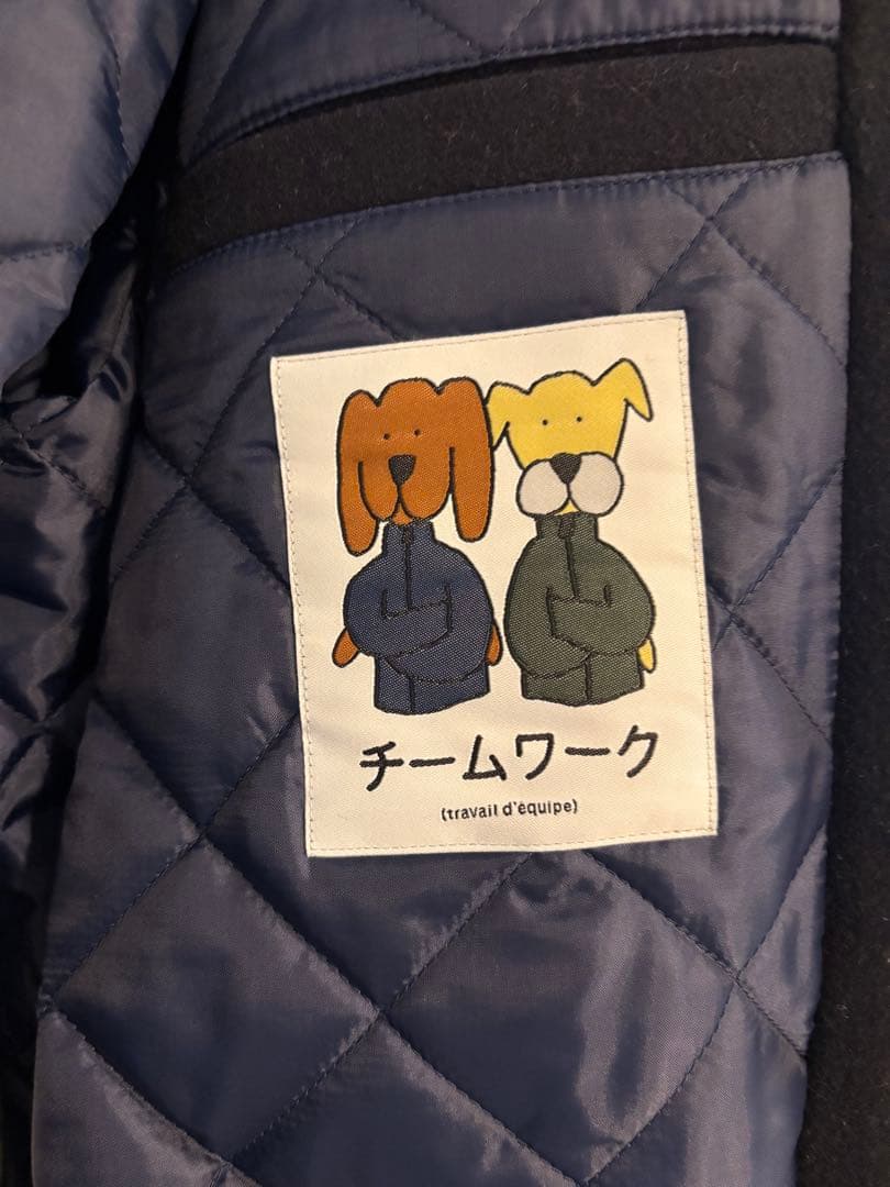 ジャケット・アウター everyone varsity jacket *no patch (NAVY)