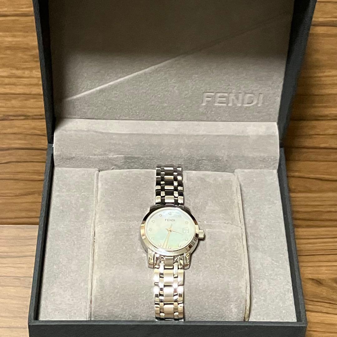 FENDI 腕時計 レディース 電池交換済 稼働確認済 アナログ時計 ステンレス