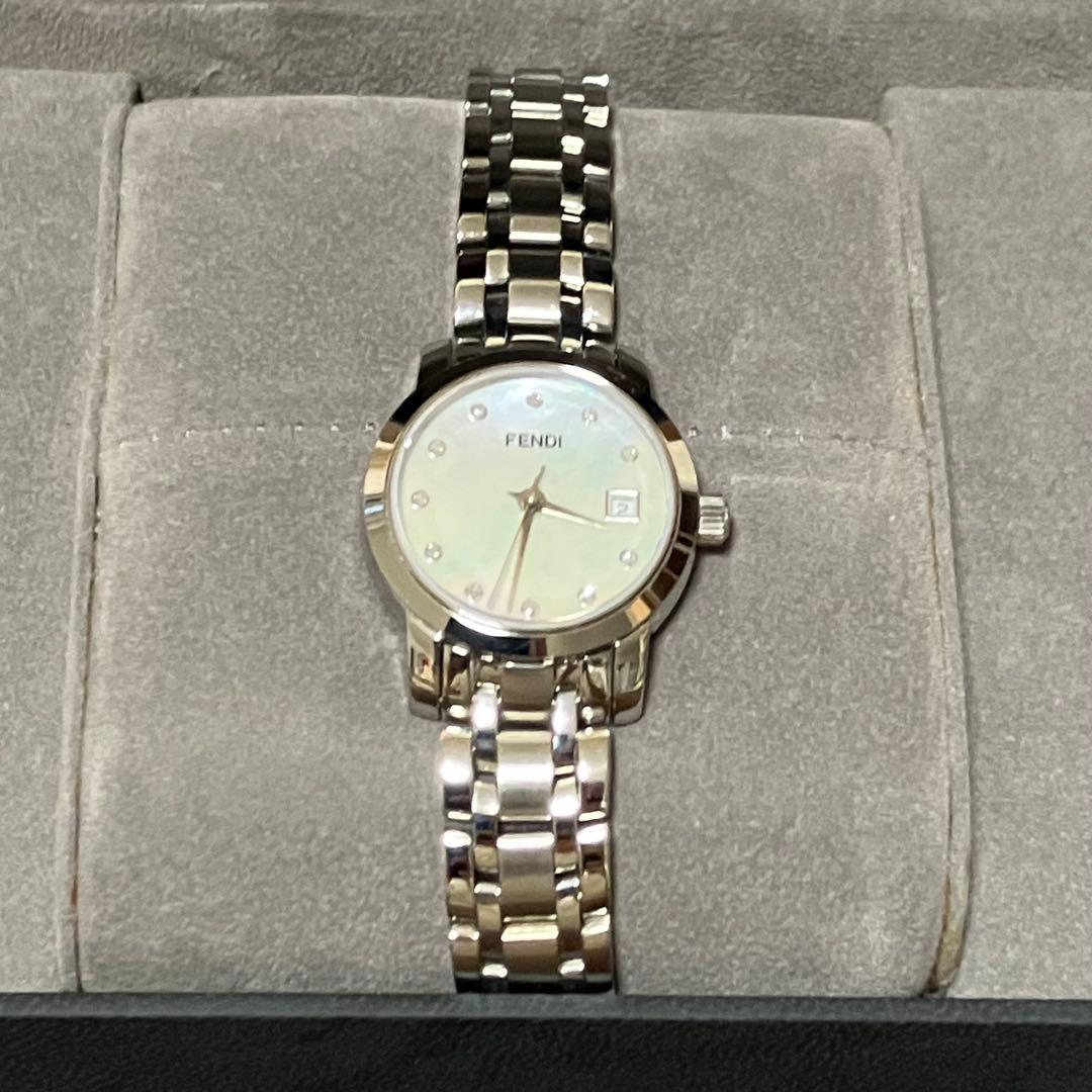 FENDI 腕時計 レディース 電池交換済 稼働確認済 アナログ時計 ステンレス