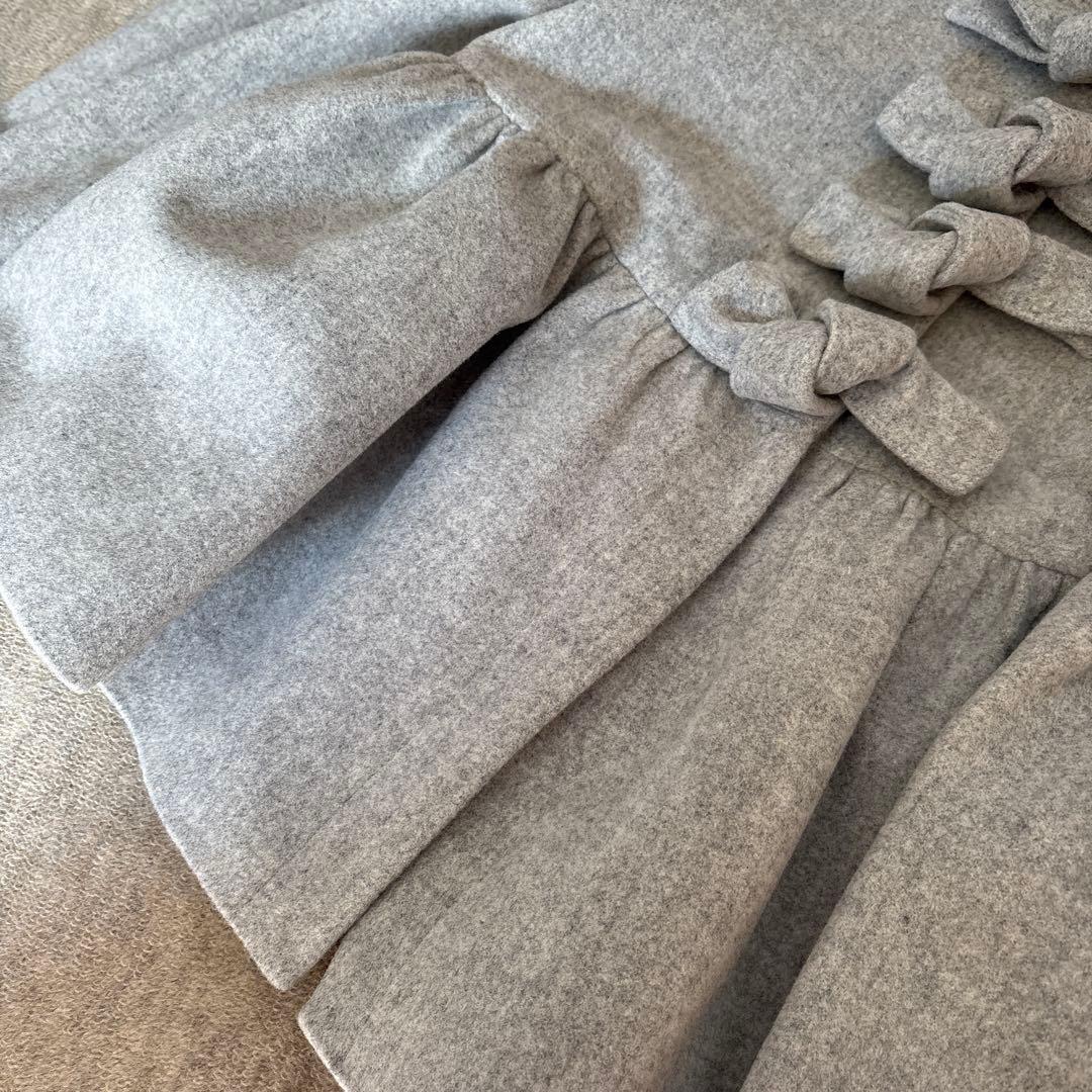 jnhearts ジェイエヌハーツ　リボンコート　グレー