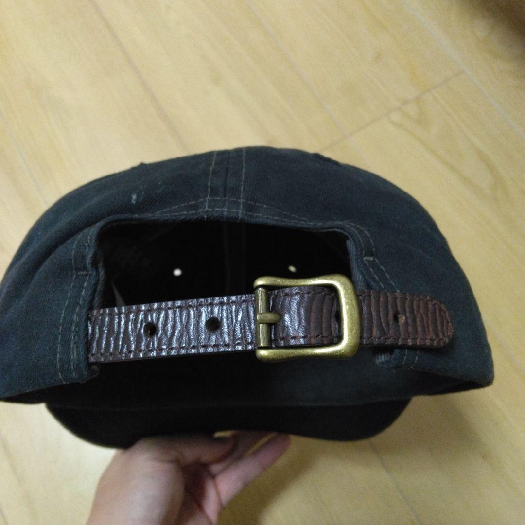 RRL 黒 ベースボールキャップ 調整可能