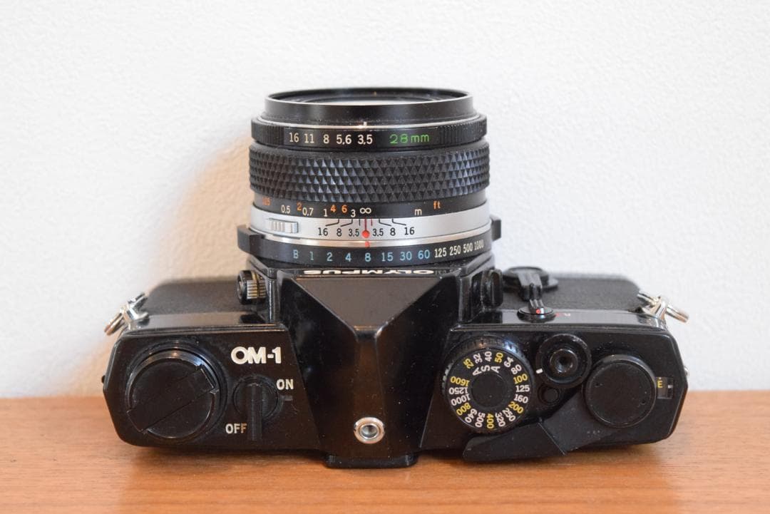 ④プリズム交換済 OM-1 28mm 広角レンズ OLYMPUS オリンパス