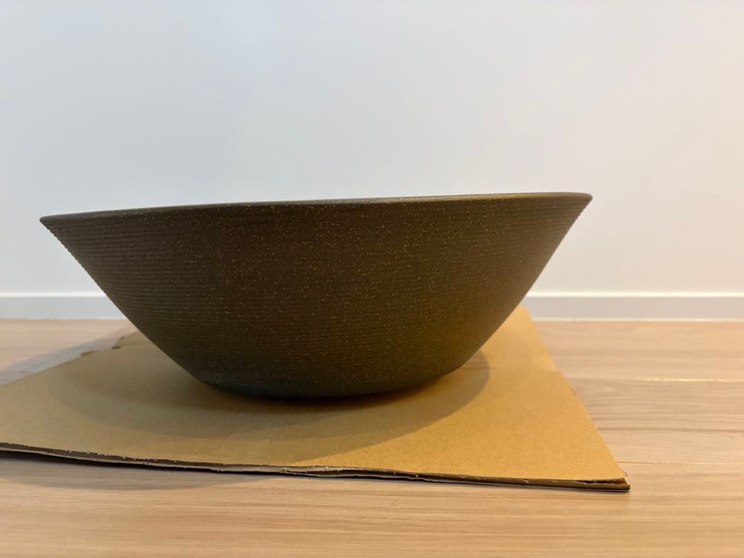 ユニソン　ウォーターポット　陶芸ポット　セレス　ダークブラウン　ガーデンパン