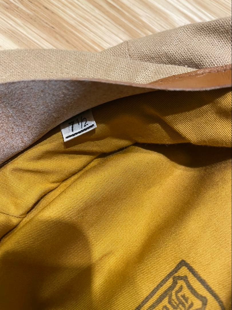 atlast&co ベージュ キャスケット サイズ7 1/2