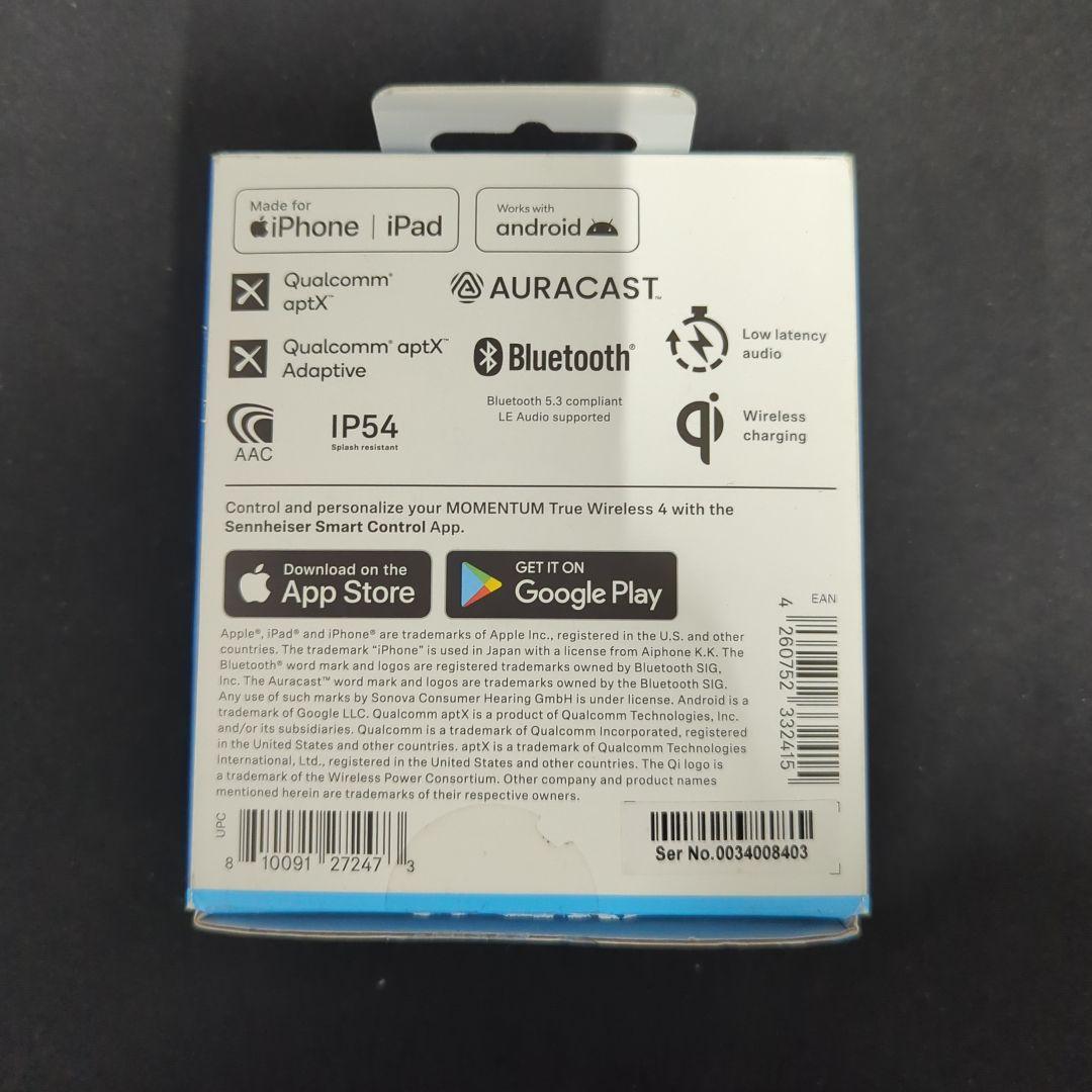 ジャンク　Sennheiser Momentum True Wireless 4