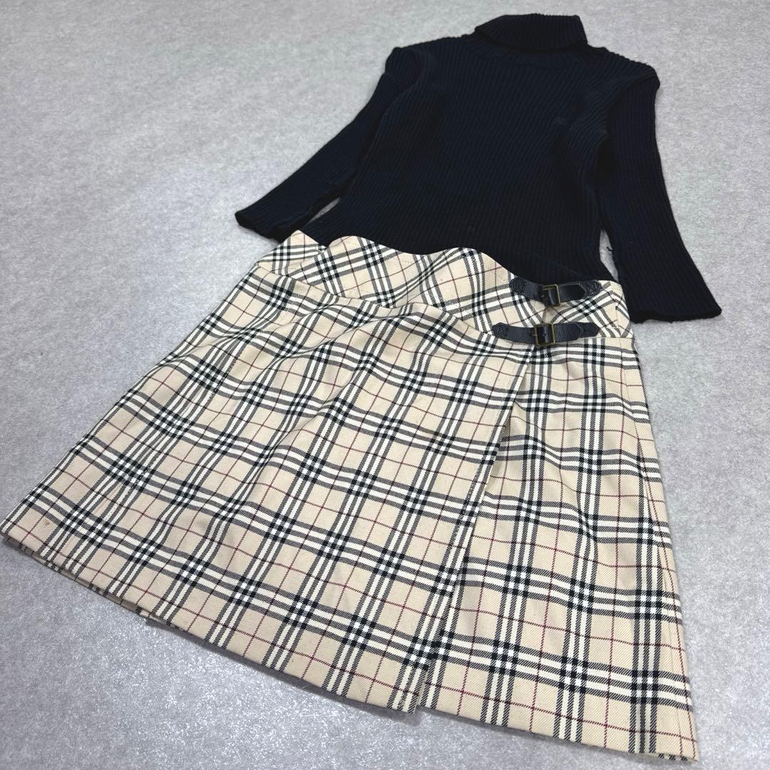 RT-152613　BURBERRYBLUELABELドッキングワンピース