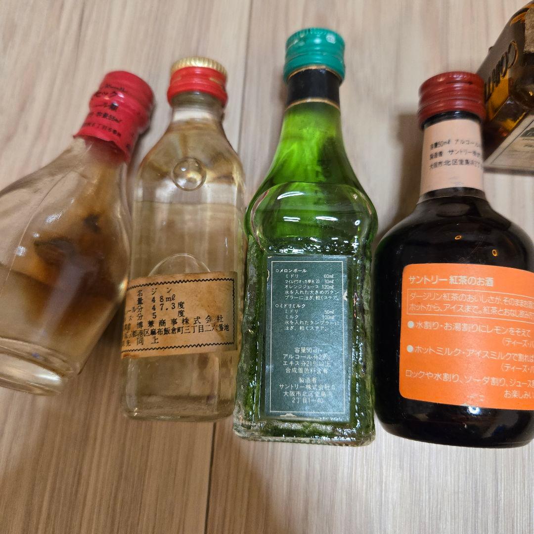 古酒 リキュール スピリッツ ジン アップルワイン ミニボトル ヴィンテージ