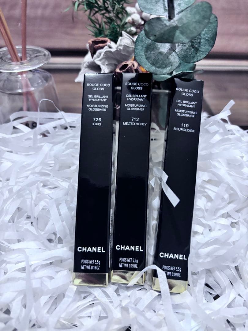 2025 シャネル ルージュ ココ グロス トリオ セット　リデー限定セット
