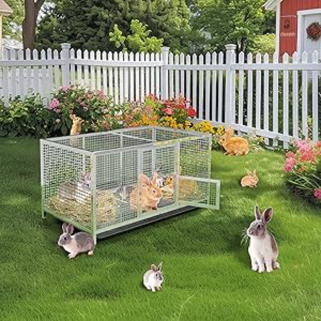 BingoPaw ペット ケージ 鶏 ステンレス 鶏小屋 ウサギ 犬 カバー付