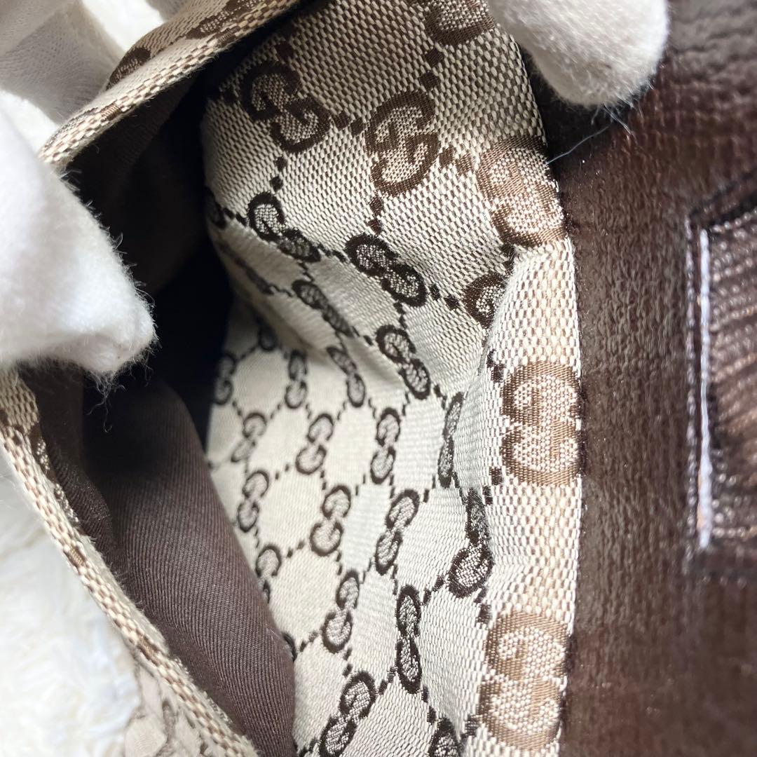 【美品】GUCCI＊ウエストバッグ GGキャンバス クロスボディ