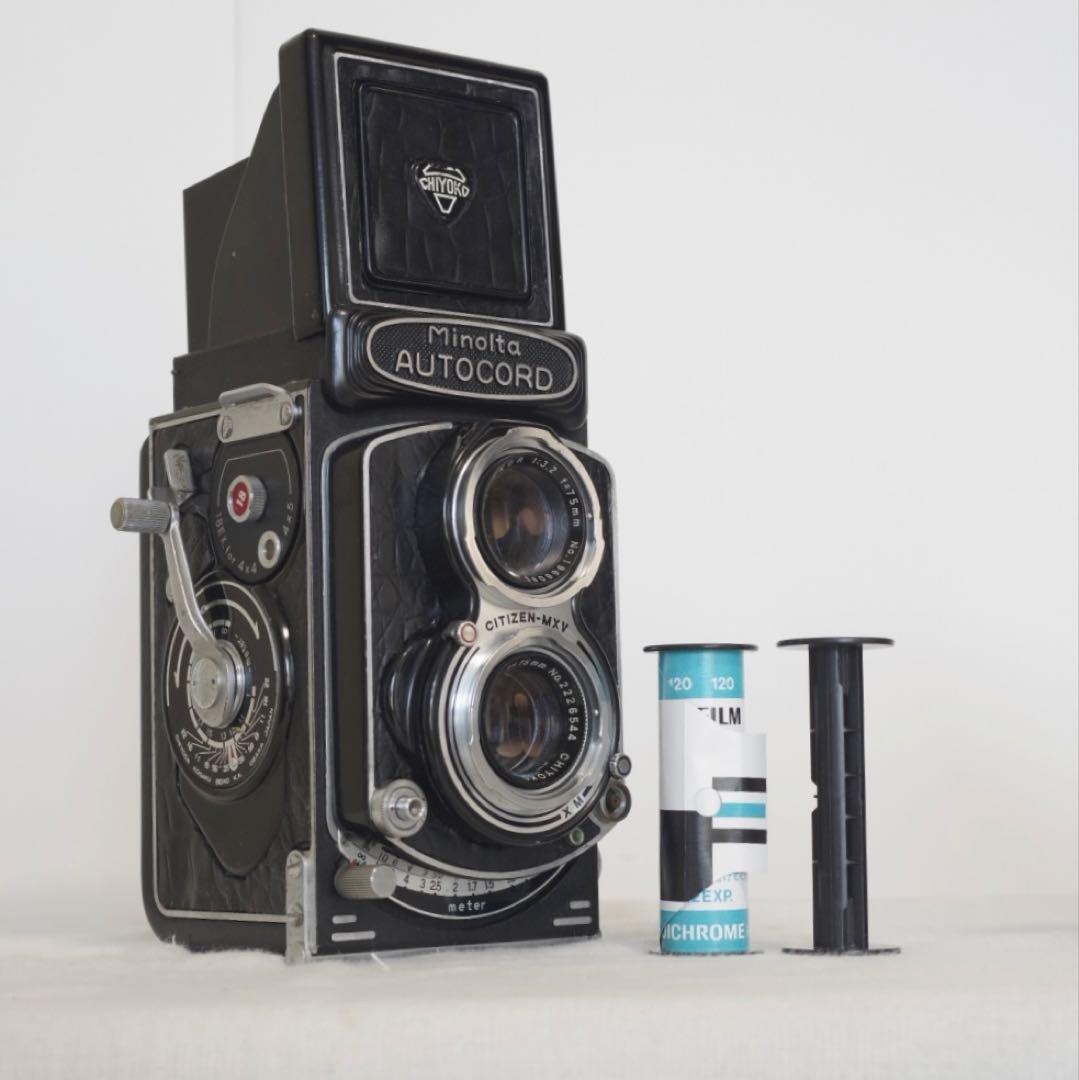 ミノルタ オートコード 希少 RA型 4x4 4x5マスク付 分解清掃済