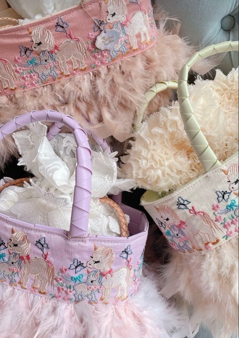 サハバイエリー　カゴGelato Panier【Unicorn Kiss】