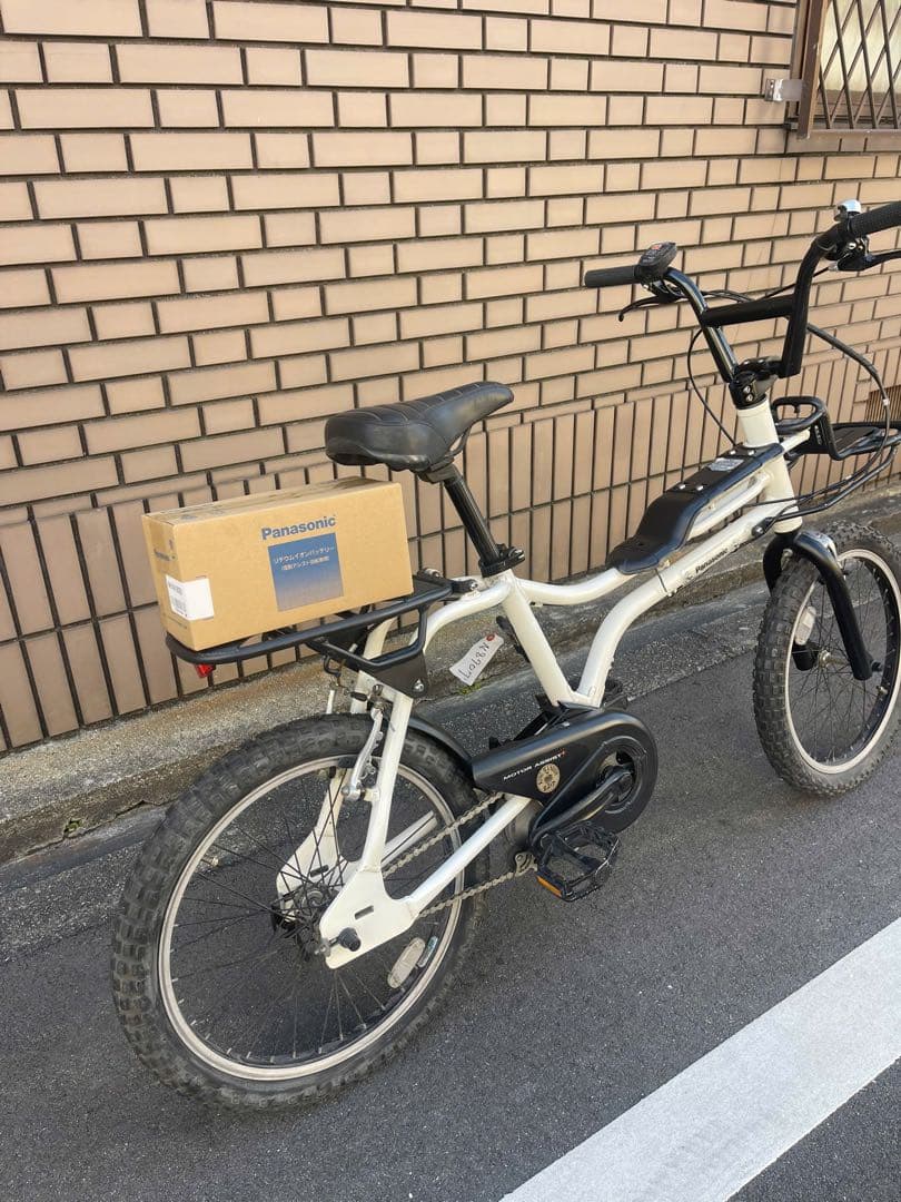 6.6Ah新品バッテリーPanasonic 電動アシスト自転車 20インチ
