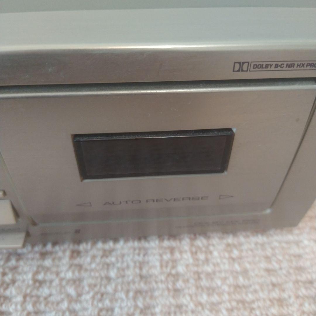 レトロ　TEAC W-860R ダブルカセットデッキ オーディオ　平成　90s