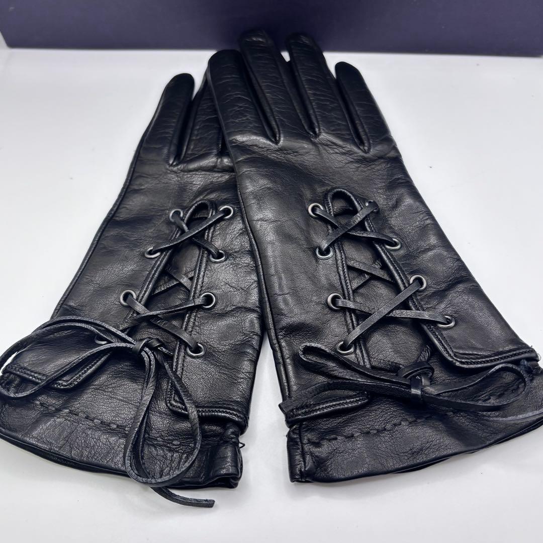 PRADA☆レザーグローブ ブラック サイズ7