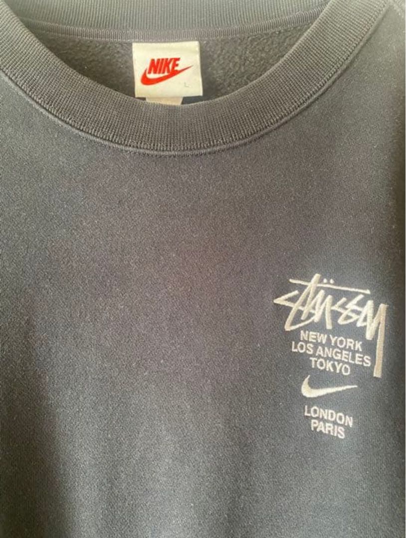 Stussy nike コラボスウェット Lサイズ リメイク済み