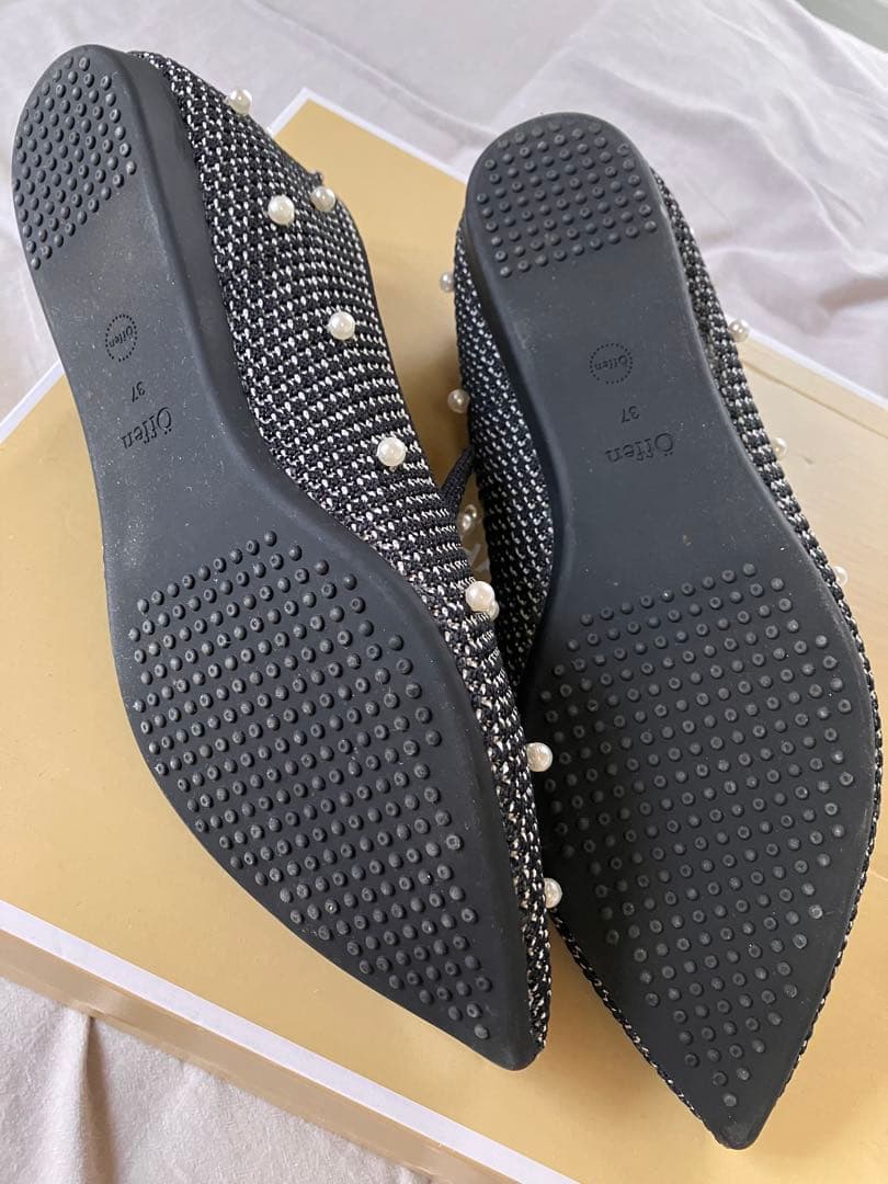 ほぼ新品 Offen パール オペラシューズ 37サイズ